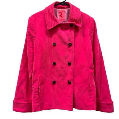 Chaquetón de pana rosa HILARY RADLEY talla 8 (pequeño mediano S M) puños con botones Foto 1 de 4