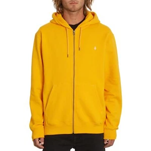 Volcom Men's Fleece Zip Hoody ~ Single Stone orange - Imagen 1 de 2