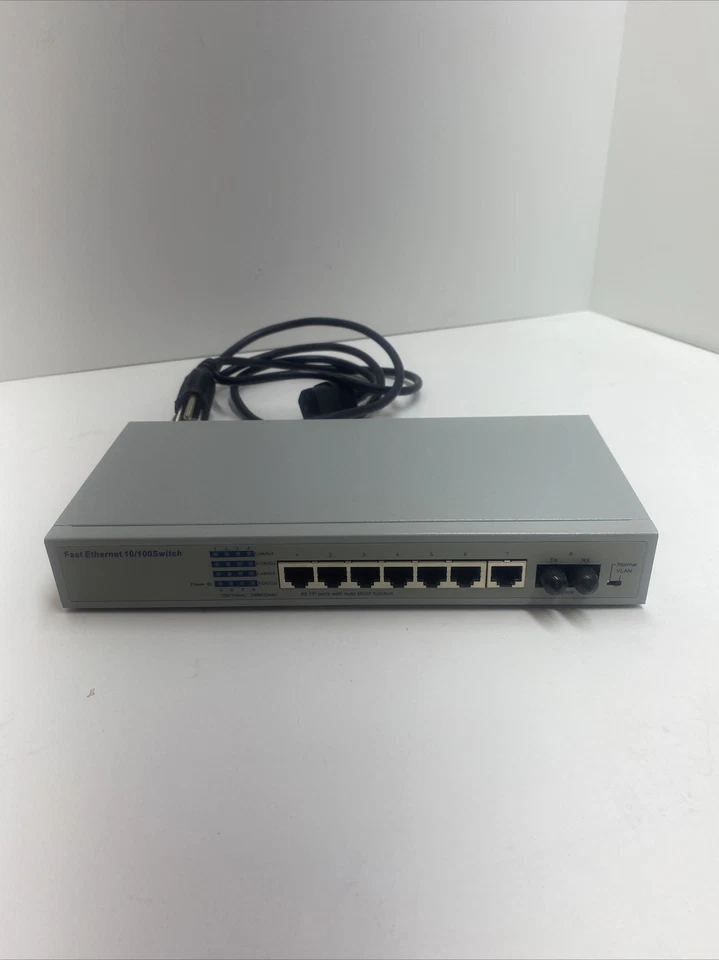 Fast Ethernet 10/100 Switch 8 Port Normal VLAN  - Image 1 of 4