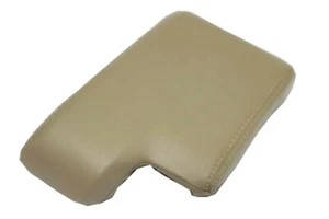 Fits 99-06 BMW E46 Beige Real Leather Center Console Lid Armrest Cover - Bild 1 von 2