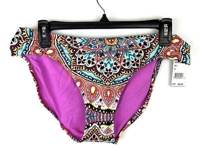 Biquíni Kenneth Cole feminino multicolorido hipster tamanho XL - Imagem 1 de 3