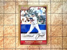 2006 Bowman Gold 45 Andruw Jones Atlanta Braves