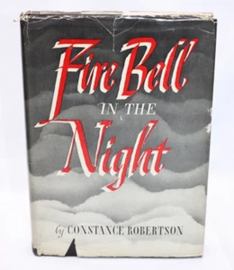 1944 Fire Bell in the Night Constance Robertson HCDJ 1st Ed Novel Underground RR - Bild 1 von 10