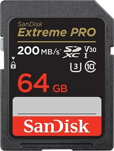 64GB Sandisk Extreme Pro SDXC Speicherkarte Klasse 10 V30 UHS-I SDSDXXU-064G-GN4IN - Bild 1 von 6