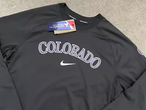Nike MLB Colorado Rockies authentische Kollektion Eindugout Sweatshirt Herren Größe Large - Bild 1 von 8