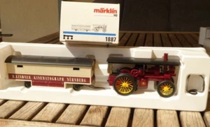 Märklin 1887 Locomotiva Da Fiera Con Rimorchio Da Cinema Nürnberg Ep.1/2 - Foto 1 di 1