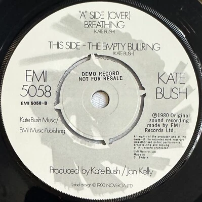 KATE BUSH -Breathing- Original UK Promo 7" in Picture sleeve (Vinyl Record) - Image 1 of 4