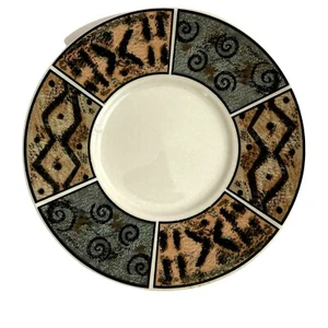 Fossil #8833 Sue Zipkin Steinzeug Untertasse Dessertteller 6 1/4" Durchmesser - Bild 1 von 5