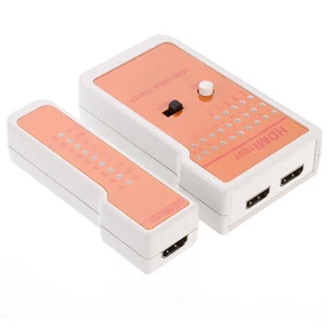 9 LED Anzeigen Standard HDMI Kabel Tester Werkzeug High Definition + Tragbare Tasche - Bild 1 von 6