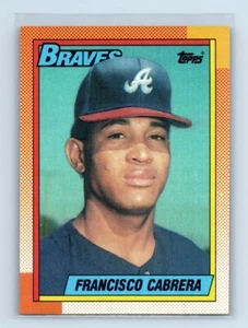 1990 Topps straight from the pack!!! Francisco Cabrera Atlanta Braves #254 - Picture 1 of 2