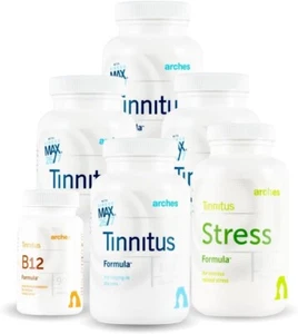Comprehensive Natural Tinnitus Remedies - 6 Bottles for Effective Ear Health - Picture 1 of 12