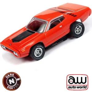 Auto World 71' Plymouth Road Runner Red R26 HO Slot Car SC341 for AFX - Picture 1 of 3