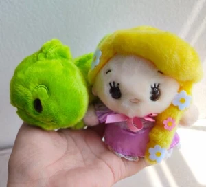 Disney Store Japan Tangled Urupocha Chan Plush Rapunzel & Pascal Toy 2pcs - Picture 1 of 4