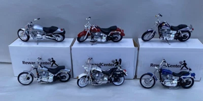 6 X Harley-Davidson Motorcycle Set  1/18 Diecast By Maisto Made in 2004 - Image 1 of 4