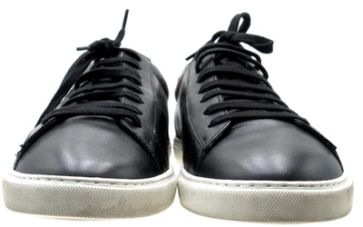 Men's Oliver Cabel Black Italian Low Top Sneakers Size 43 EUR, 10 USA - Image 1 of 4