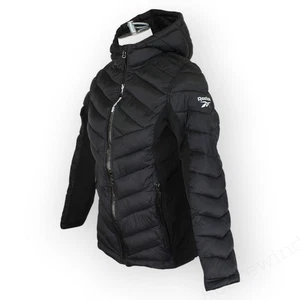 Mädchen 14-16 Reebok Winterjacke gesteppt Daunen gefütterte Kapuze leicht kostenloser Versand - Bild 1 von 13