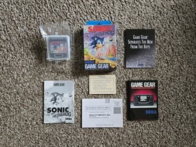 Sonic the Hedgehog (Sega Game Gear, 1991) Complete 100% CIB 1st Print - CGC Wata
