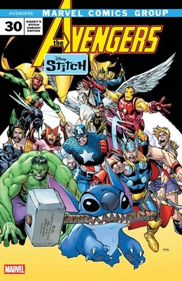 AVENGERS #30 HUMBERTO RAMOS DISNEY STITCH VARIANT (03/09/2025)
