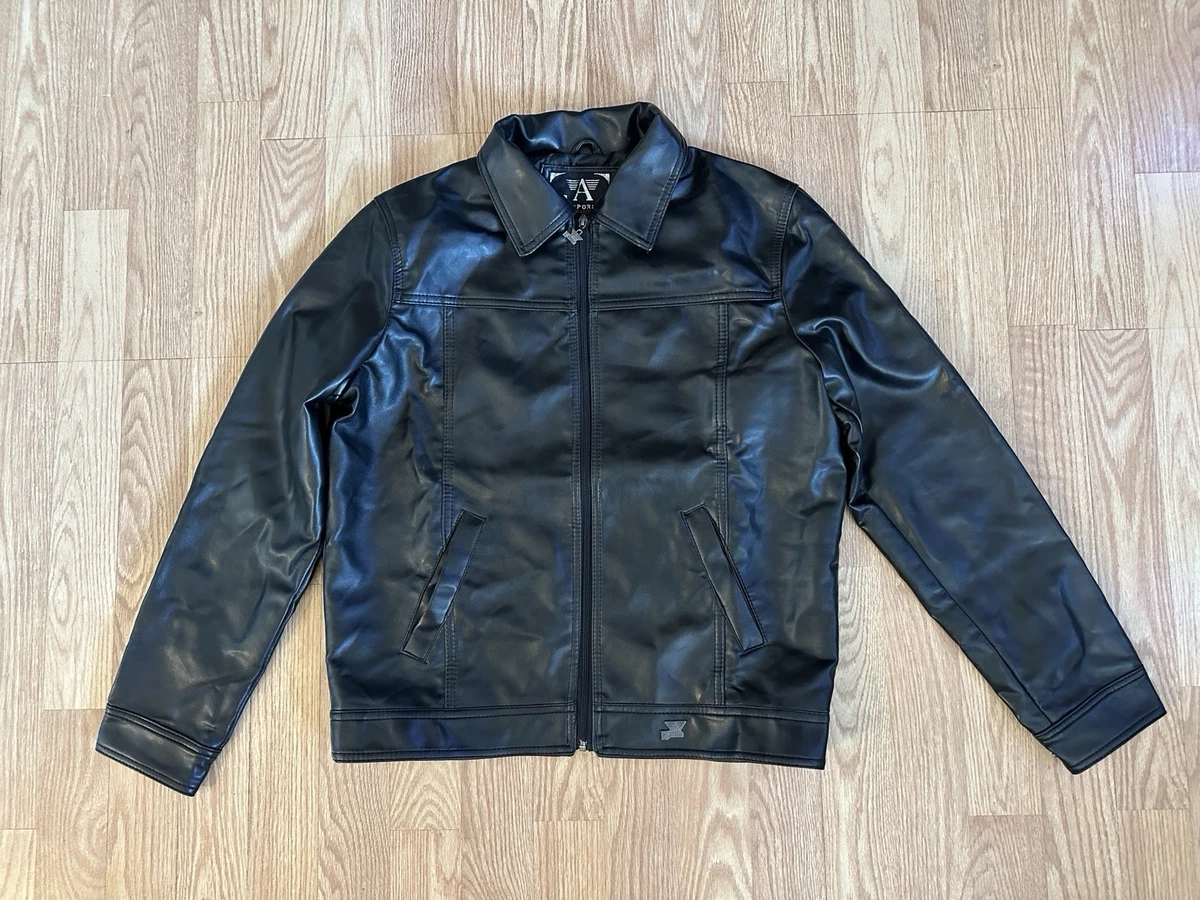 Emporio Armani Leather Outer Shell Jackets for Men for Sale | Shop