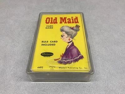 Complete Vintage Old Maid Card Game w/ Case Whitman 4492 - Image 1 of 4