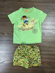 Vtg Nickelodeon Go Diego Go Shirt and Shorts Set Size 4T READ - Picture 1 of 19
