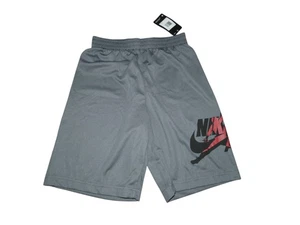 Nike Air Jordan Boys Shorts Gray Black Large 12-13 Years NWT - Picture 1 of 3