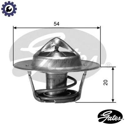 THERMOSTAT COOLANT TH00191 FOR ZASTAVA CADILLAC SEVILLE/II/Mk DEVILLE  JEEP - Image 1 of 4