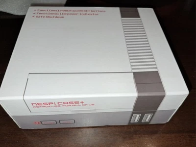 Retropie Rasberry Pi NESPi Case+ Retroflag - 2 USB Controllers 512GB Pi 3 B+ Kit - Image 1 of 4