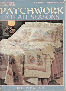 15 Projects - Patchwork for All Seasons - QUILT PATTERN - Spring Summer Fall Win - Picture 1 of 17