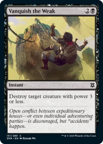 x1 Vanquish the Weak - Zendikar Rising - NM - MTG - Image 1 of 1