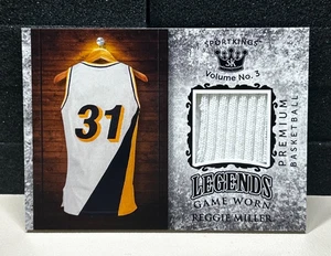 REGGIE MILLER 2022-23 SPORTKINGS BAND 3 LEGENDS GAME WORN PATCH - Bild 1 von 2