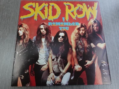 Skid Row I REMEMBER YOU 1990 EU 7" P/S 1st Press PLAYS  MINT HEAR - Image 1 of 4