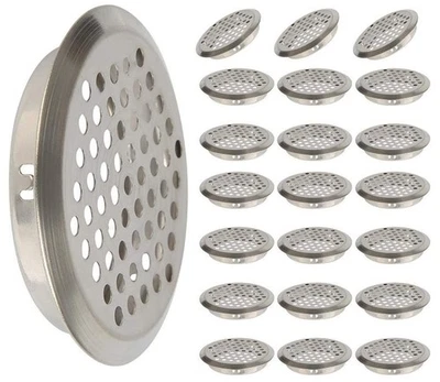 XMHF 20Pcs Air Vents 2 Inch Circular Soffit Vent Stainless Steel Round Vent M...