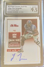 2016 Panini Contenders Draft Picks College Ticket Laremy Tunsil Auto RC CSG 9.5