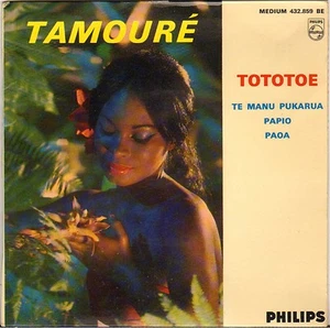 MADELEINE MOUA & BALLETS HEIVA "TOTOTOE" TAMOURE 60'S EP PHILIPS 432.859 - Picture 1 of 2