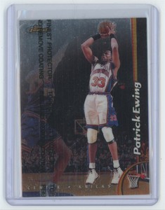 1998-99 Topps Finest with Protector Patrick Ewing . New York Knicks #135