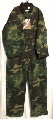 Vintage Usa Deadstock Coveralls Insulated Camo Nwt Size XXL Liberty - Image 1 of 4