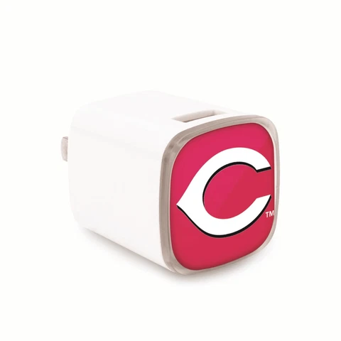 Cincinnati Reds Phone Wall Charger [NEW] MLB USB Smart iPhone iPod Galaxy Cover