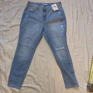 Sonoma high rise curvy skinny stretch denim jeans NWT womens 14 Light wash - Picture 1 of 5
