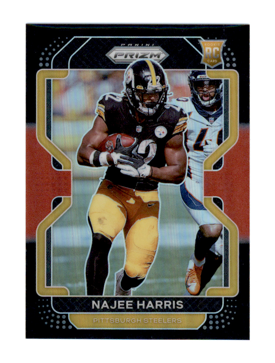 2021 Panini Chronicles Prizm Black Najee Harris Red 78/99 Rookie Steelers