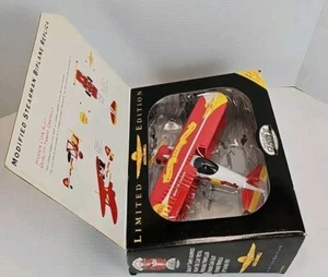 GearBox 1999 Aeroshell Modified 1932 Stearman Airplane Die Cast Coin Bank #00520 - Picture 1 of 14
