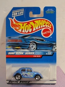 Hot Wheels 1998 VW BUG #962 Surf 'N Diversión Serie VW #2 De 4 Noc - Imagen 1 de 4