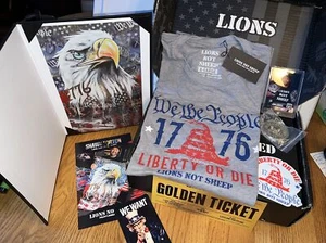 LIONS NOT SHEEP BLACK BOX #4 LIMITED EDITION SIZE XL - Bild 1 von 4