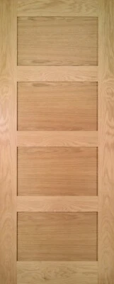 ✅ Solid Oak Door Shaker 35mm Unfinished ready to Stain or paint, various sizes - Image 1 of 2