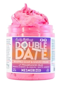 NEW COUNTRY BATHHOUSE DOUBLE DATE WHIPPED SOAP & SHAVE CREAM 8 OZ MESMERIZED - Picture 1 of 2