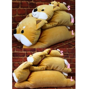 Friendshill Shibatasan Mochimochi fluffy plush size S.M.L shiba inu dog 6-19inch - Picture 1 of 30