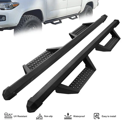 Fit 2009-2018 Dodge Ram 1500 Quad Cab 3" Drop Down Bar Side Step Running Board - Image 1 of 4