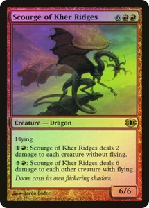 MTG FOIL Scourge of Kher Ridges  - Future Sight #107 - Picture 1 of 1