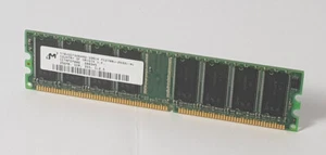 LOT 768MB (3x 256MB) DDR MICRON PC-2700 CL2.5 333MHz MT8VDDT3264AG-335C4 RAM PC - Photo 1/1