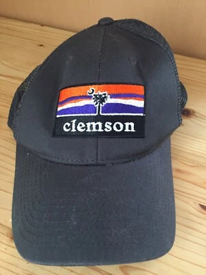 Zephyr NCAA Clemson Tigers "Landmark" Curved Bill Washed Mesh One Size Hat - Image 1 of 3